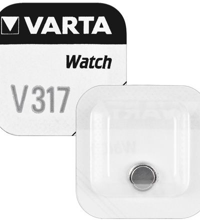 Varta SR516 SW/SR62 SW/V317 Button Cell Battery - Silver Oxide - 1.55V