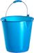 Plasticforte kunststof schoonmaak emmer - met schenktuit - blauw - 12 liter