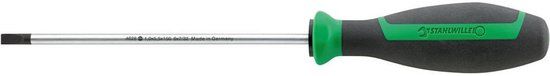 Stahlwille 4628 1 0,4X 2,5X 60 Elektrikerschraubendreher mit Drall Griff Platte Schroevendraaier