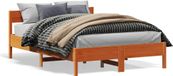 Maison Exclusive - Lit en bois massif sans matelas, brun chaud, 120x200 cm, pin