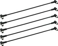 SKT SAK050SET1 patchcoaxkabel F-hoek-snelstekker (5 stuks), 50 cm zwart