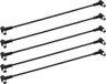 SKT SAK050SET1 patchcoaxkabel F-hoek-snelstekker (5 stuks), 50 cm zwart