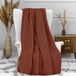 Soleil d'ocre Cocooning Microfiber Blanket 120 x 160 cm Brick
