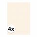 Merkloos / Sans marque A4 papier met millimeter blokken - 4x - 25 vellen - 80 gram - blokjes papier