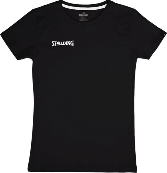 Spalding Essential T-Shirt Dames - Zwart - Maat M