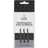 Spotlight Oral Care Sonic Head Replacements - Graphite Grey
