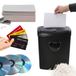 Adler Broyeur de documents Adler AD 1038 Noir P-4 capacité de coupe 10 cartes 21L carte CD/DVD
