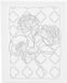 Creativ Company CC Colour-in Canvas, Roses, D. 1,6 cm, size 24x30 cm, 360 g, 1 pc