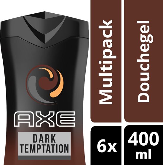 AXE Dark Temptation For Men - 400 ml - Douche Gel x6