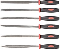 Top Tools - Vijlenset - 6 Delen - Metalen Vijl - Ergonomisch Handvat