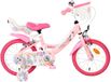 Volare unicorn kinderfiets - meisjes - 14 inch - roze - twee handremmen