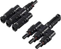 Sygonix Solaradapter T-Verbinder (3 zu 1) 1000V SY-6408000 Y-stekker