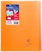 Clairefontaine 984409C Pak met 10 Geniete Schriften Koverbook Oranje - 24x32 cm - 48 Pagina's Grote Ruitjes - Wit Papier 90 g - Polypro Omslag