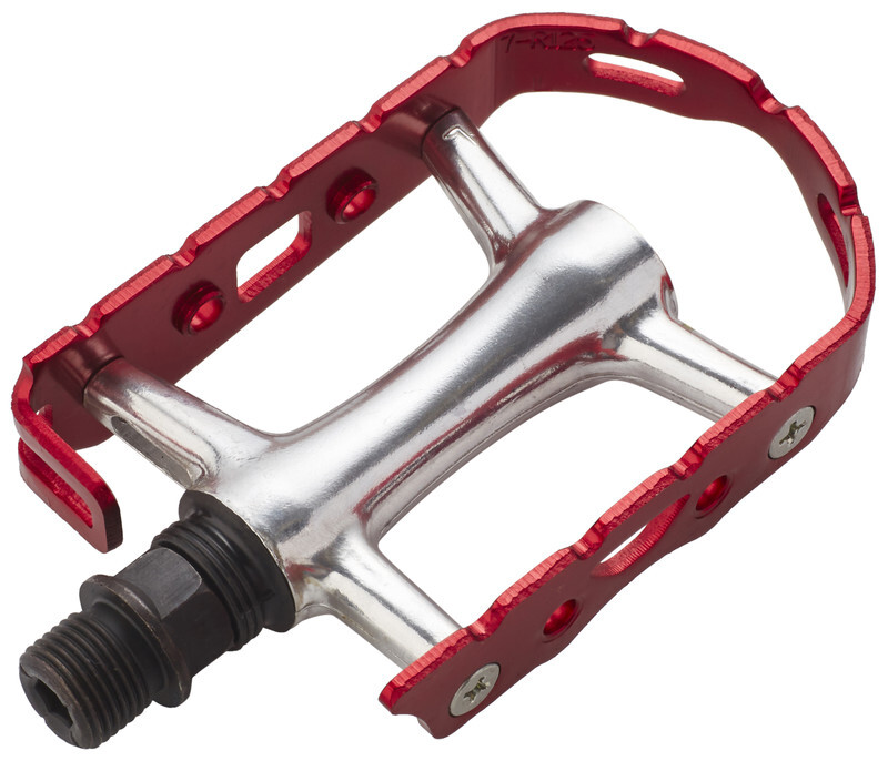 XLC Ultralight V PD-M15 Pedalen MTB/ATB rood/zilver