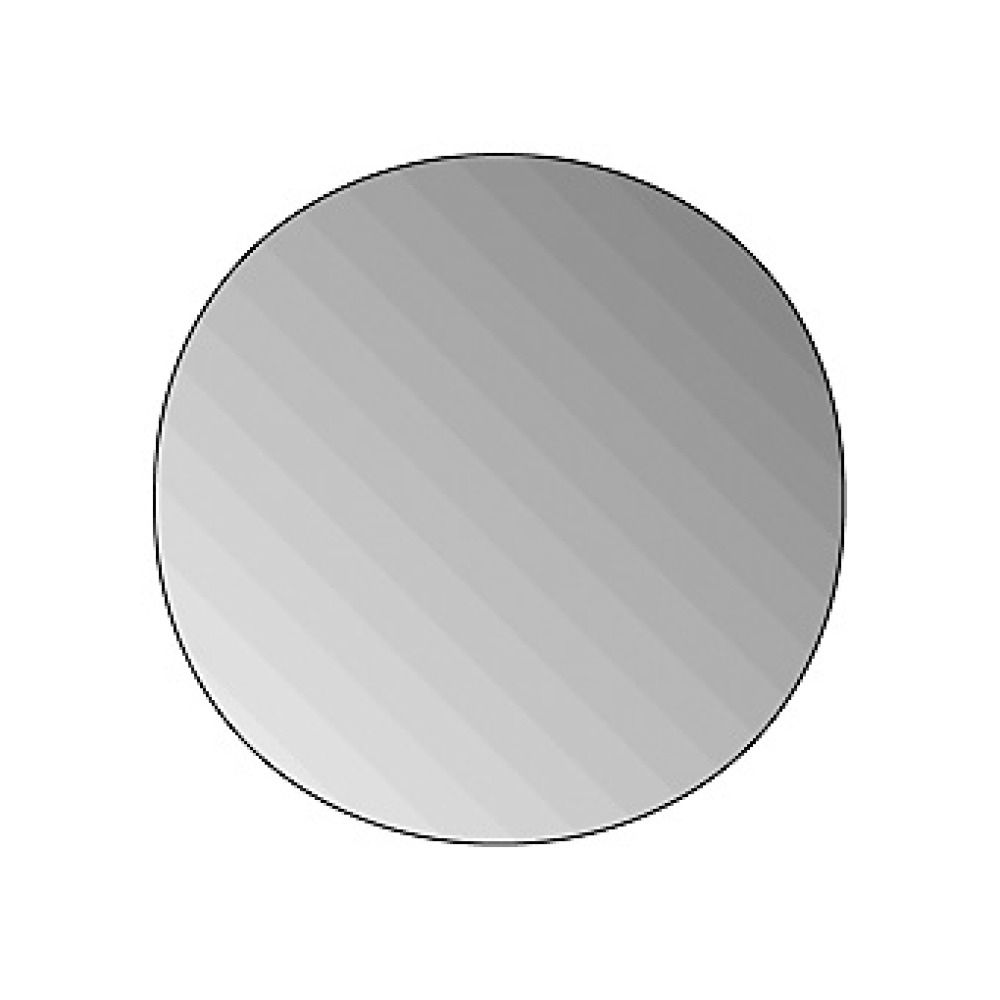 Plieger Fitline Round Bathroom Mirror - 35cm - Silver