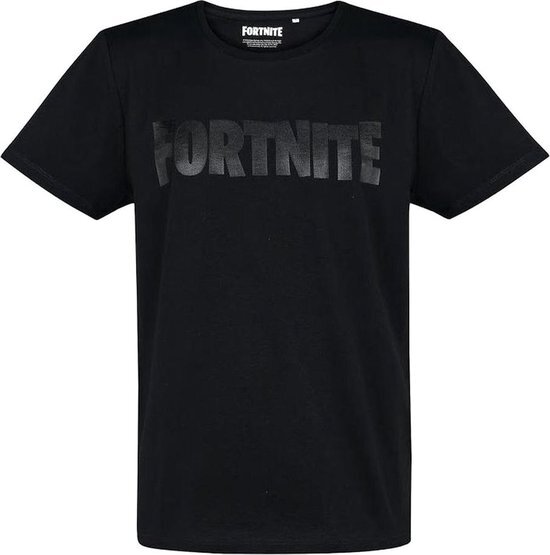 Hole in the Wall Fortnite - Foil Logo Black T-Shirt