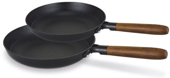 Beka Koekenpannenset Mandala 2-Delig Gietijzer ø 24 & 28 cm - keramische anti-aanbaklaag