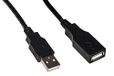 LINK LKCUSB3 USB-kabel 2.0 stekker/bus koperen bus geïsoleerd 3 m