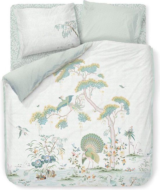 Pip Studio Japonica dekbedovertrek Tweepersoons 200x200/220 Wit
