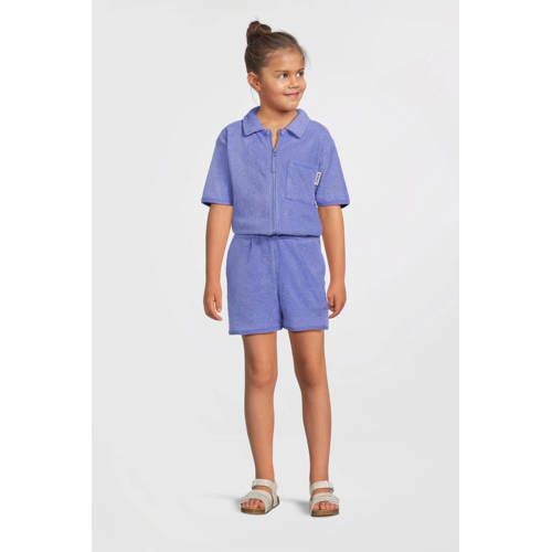Me & My Monkey playsuit van badstof paars
