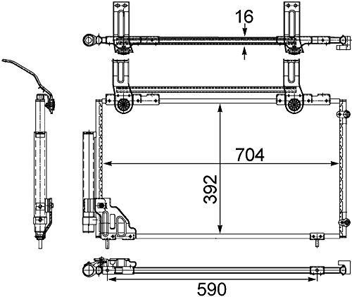 MAHLE AC 471 000S A/C-condensator