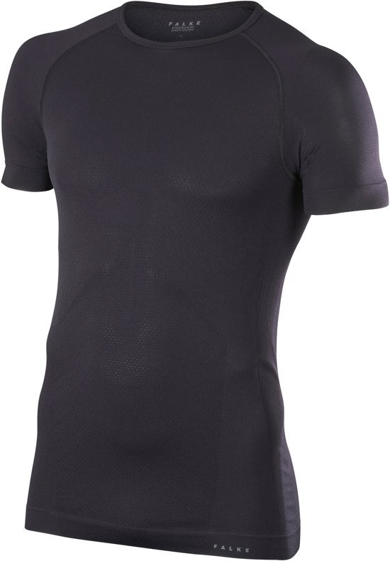 Falke Comfort Fit 33741 Shortsleeved T-shirt Heren zwart maat XL