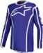 Alpinestars Fluid Apex V2 Motocross-trui Blauw/wit S