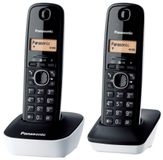 Panasonic Draadloos Duo Displ.Lcd Mem.50Num Wit [Italiaanse versie]