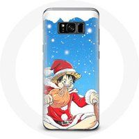 Maniacase Hoesje voor Samsung Galaxy S8 Anime One Piece Luffy Eerste Kerstdag 2023