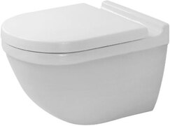 Duravit Starck 3 Toilet wall mounted Rimless