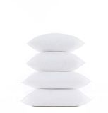 Todocama Voordeelverpakking van 4 stuks kussenvulling met gesiliconiseerde holle vezels met hoog herstel, pluizig en hypoallergeen, voor bank of bed, 4 stuks (verpakking van 4 vullingen van 40 x 40