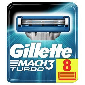Gillette Mach 3 Turbo Scheermesjes - 8 stuks