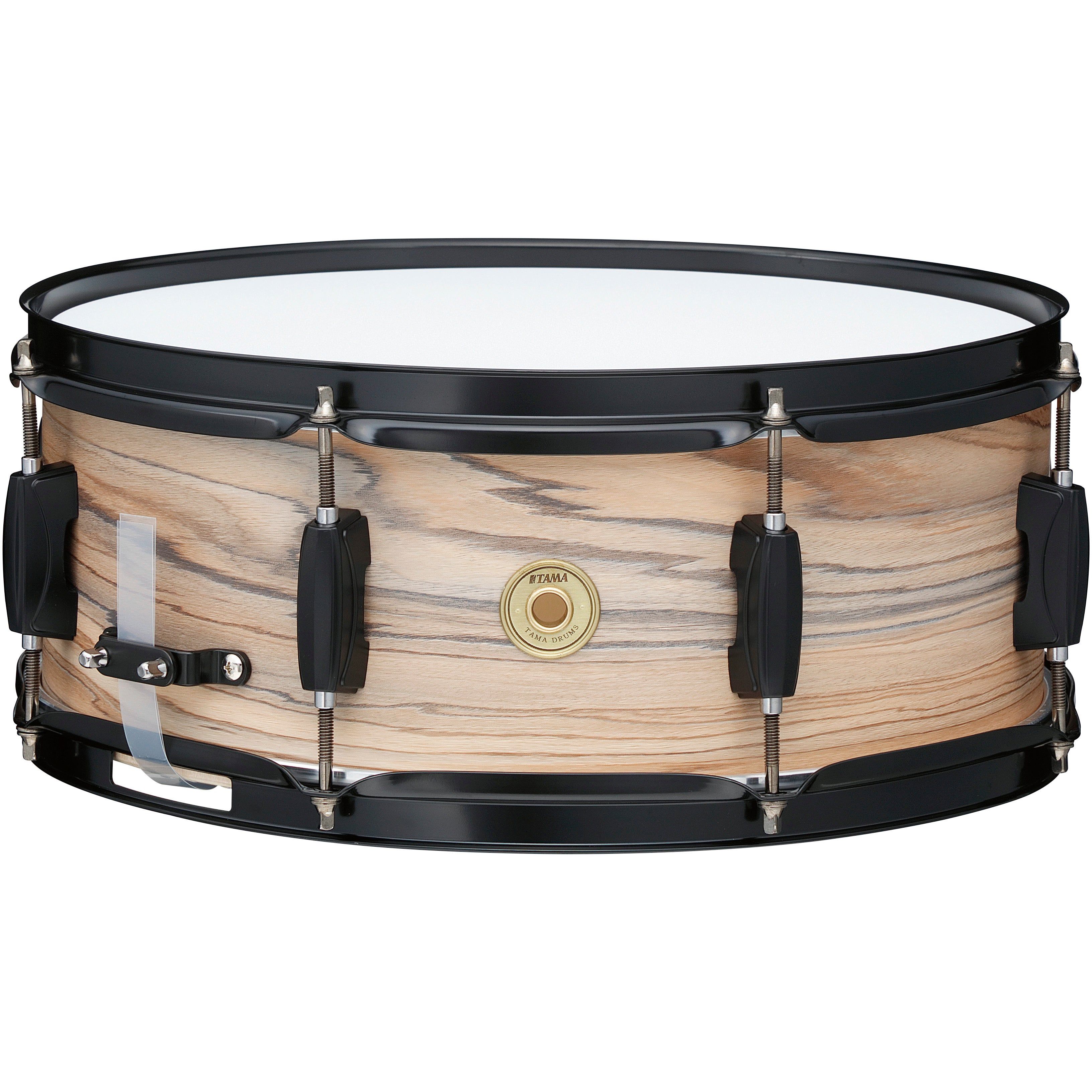 Tama WP1455BK-NZW Woodworks Snare Drum - 14 x 5.5 inch - Natural Zebrawood