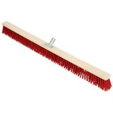 KOTARBAU® Bezemkop, Straatbezem, 105 cm, Veegbezem, Buitenbezem, Harde Nylonborstels, Tuinbezem, Stevige Straatbezem, Harde Bezem voor Buiten, zonder Steel, Hout, PVC