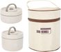 Merkloos ZenithVibe 304 Stainless Steel Insulated Lunch Container with Lid Leakproof Thermal Bento Box for Hot and Cold Food 8 Hours Food Thermos Portable (Beige)