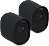 kwmobile 2x hoesje geschikt voor Arlo Essential Spotlight (1. Gen / VMC2030) - Siliconen hoes voor beveiligingscamera - Beschermhoes in zwart