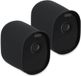 kwmobile 2x hoesje geschikt voor Arlo Essential Spotlight (1. Gen / VMC2030) - Silicone hoes voor beveiligingscamera - Beschermhoes in zwart