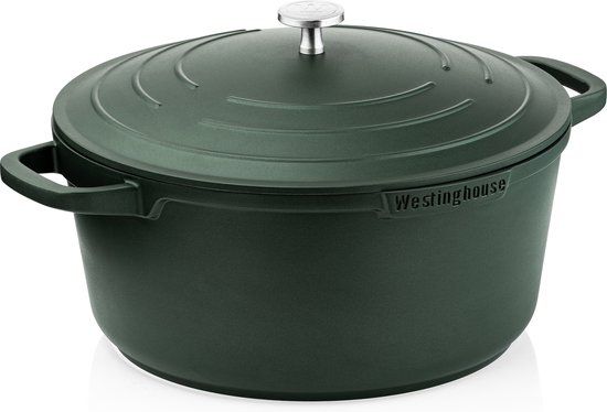 Westinghouse Performance Series Braadpan Inductie - 24cm - Groen - Met Deksel - 4 Liter