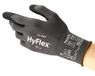 Ansell Hyflex 11-840 Professionele Werkhandschoenen, Mechanische Robuuste Handschoen, Veelzijdige Bescherming, Assemblage, Mechanica, Industrieel, Heren, Dames, Herbruikbaar, Zwart, Maat M (3 Paar)