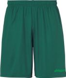 Uhlsport Center Basic Short Heren - Donkergroen / Fluo Groen | Maat: XXL