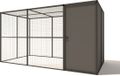 Voldux Glorenza aluminium Yara avec sas étanche - 328x176x178