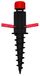 Unimet ProFix Bodemhuls Ø17-33 mm, zwart/rood