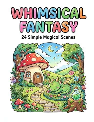 WHIMSICAL FANTASY: 24 Simple Magical Scenes