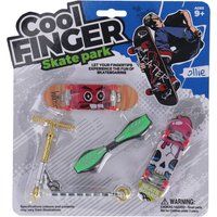 Merkloos Vingerskateboard met step assorti