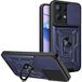 Techsuit Hoesje geschikt voor Motorola Edge 50 Pro - Camshield Back Cover - Blauw
