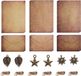 Allecto Plus - Set van 30 enveloppen kraftpapier vintage