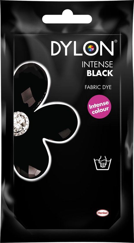 DYLON Handwas Textielverf - Intense Black - 50g