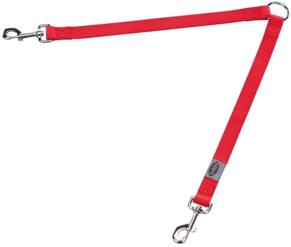 Nobby Koppellijn Classic - Hond - Nylon - Rood - 2,5 x 45 cm