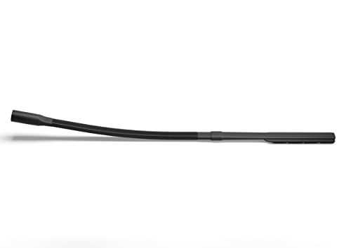 AEG AZE162 Super plat mondstuk voor VX4-7, LX4-7, spleetzuigmond, 18 mm hoog, 80 cm lang, extra flexibele verlenging, buigzaam, groot bereik, voor kleine tussenruimtes, 32 mm aansluiting, zwart