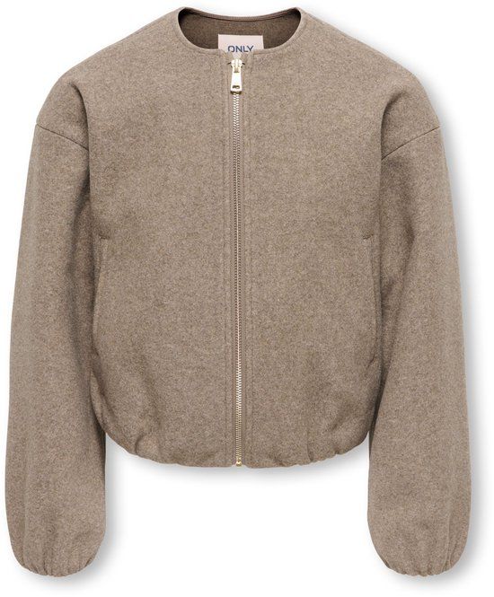 ONLY KIDS ONLY Bomberjack KOGADINA Taupe Grijs Maat 146